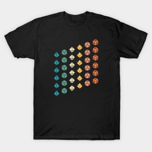 Retro Polyhedral Dice Set T-Shirt